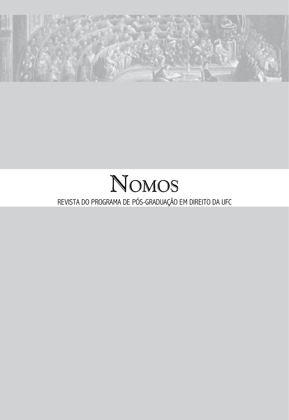 Nomos, volume 32, número 1, janeiro a junho de 2012